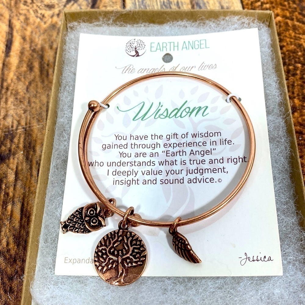 NWT Earth angel “ wisdom “ bracelet in copper colour​​​​​​​​​​​​​​​​